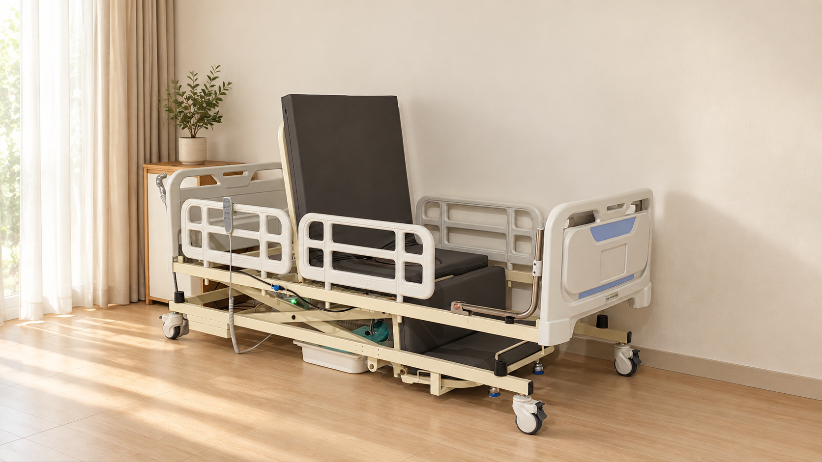 높낮이 조절 기능을 추가한 자매품 변기형 ChairBED MH 31313